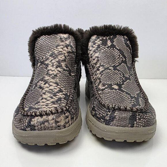 Hey Dude Denny Python Print Slip On Ankle Boot - 10 - Picture 4 of 12